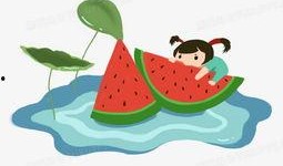 吃瓜茉莉卡通壁纸,萌趣卡通壁纸，带你领略清新夏日风情