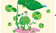 青蛙吃瓜插画,趣味插画中的夏日清凉时光